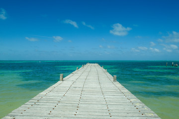 bridge over the caribbean sea