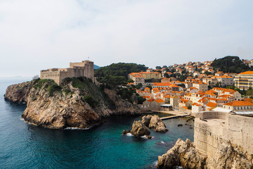 Fototapeta na wymiar City view of Old Town Dubrovnik