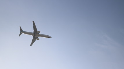 airplane in the sky