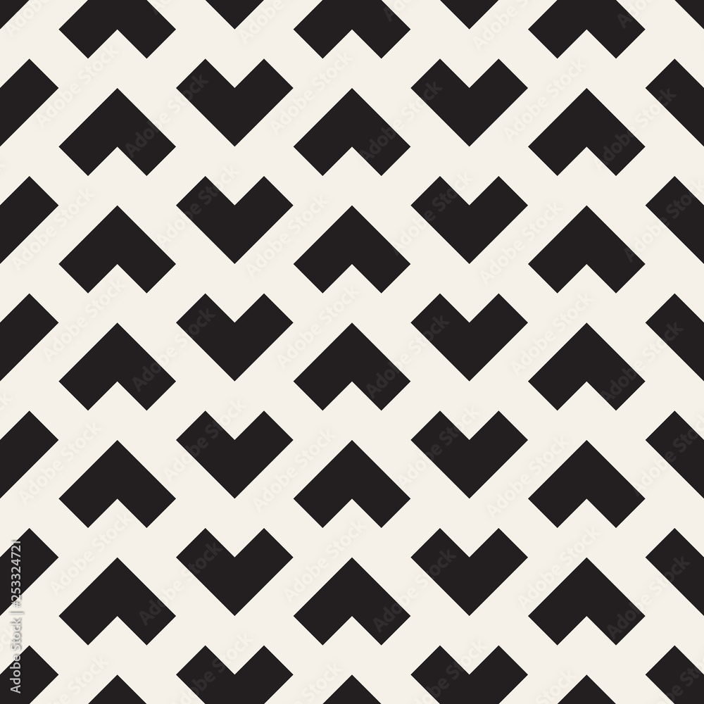 Poster Seamless geometric pattern. Vector abstract background. Modern texture.