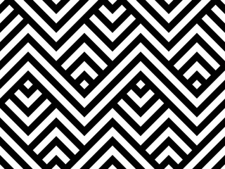 Vector geometric pattern. Seamless braided linear pattern.