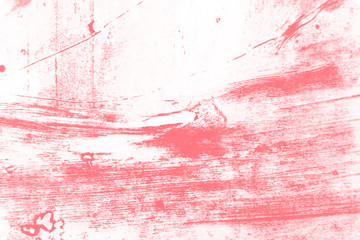pink coral and white paint brush strokes background 