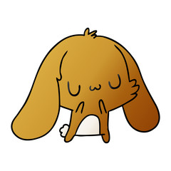 gradient cartoon kawaii cute bunny
