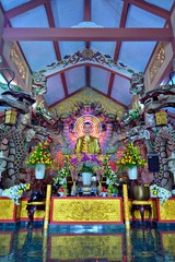 inside pagoda