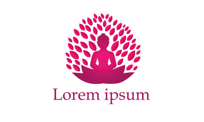 Yoga Logo , Wellnes , Spa