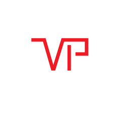 VIP logo letter design