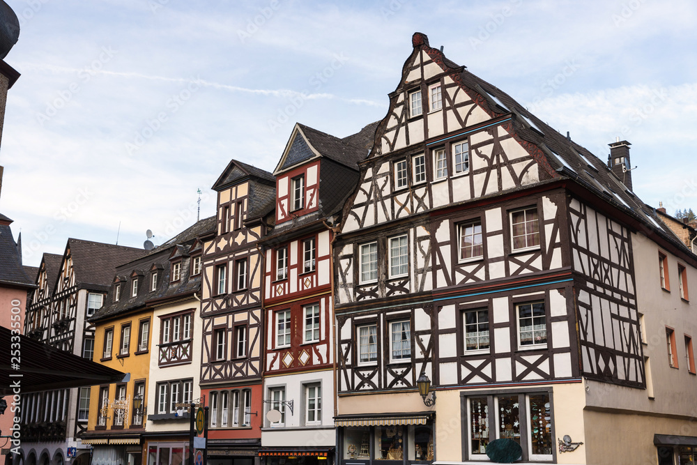 Canvas Prints cochem on the moselle river germany