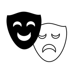 drama comedy masks