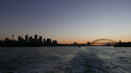 Obraz premium Sunset over Sydney