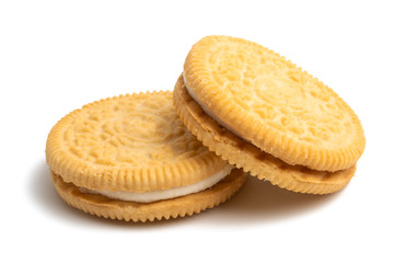 sandwich cookie isolated