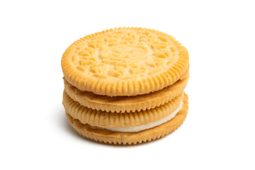 sandwich cookie isolated