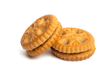 sandwich cookie isolated