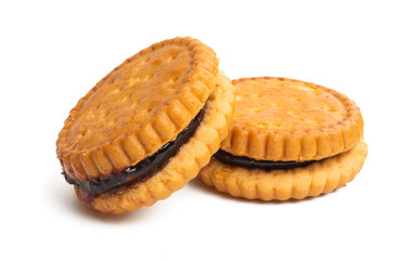 sandwich cookie isolated