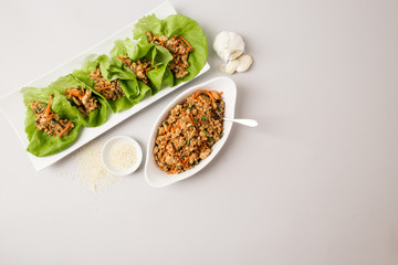 Asian Chicken Lettuce Wraps