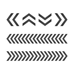 Black double arrow. Fast forward or Next icon. Vector illustration isolated on white background.