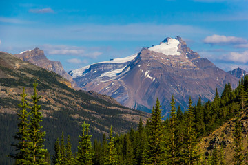 Glacier in the high country, Canadian Rockies