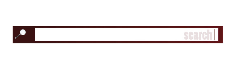 Search tab. vector illustration