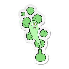 sticker of a cartoon magic potion