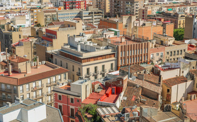 Cityscape of Reus, taken from the Prioral de Sant Pere. Shoot in June 2018