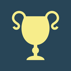 Silhouette icon trophy