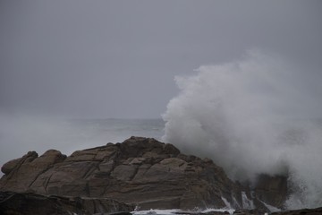 waves Galicia coast