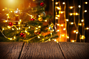 Fototapeta na wymiar Christmas or New Year background