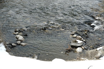 Obraz premium stones in water