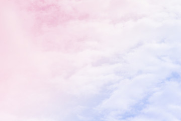 cloud background with a pastel colored 