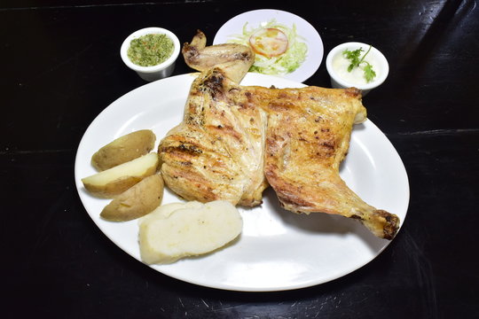 medio pollo