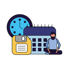 businesspeople work office