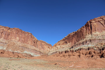 Fototapeta premium Utah's most scenic route from Moab to Bryce Canyon
