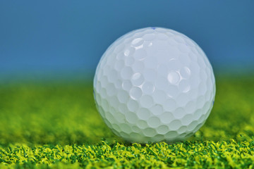 golf ball on the green