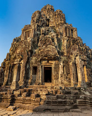 Sanctuary of Bayon temple in Angkor Thom. Cambodia