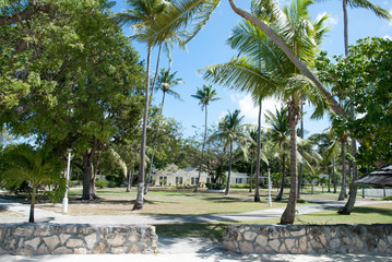Fototapeta premium Antigua Island Beach Park
