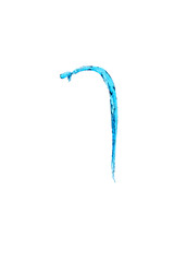 Water splashes isolated on white