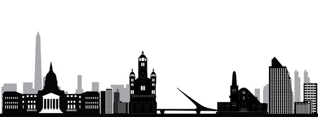 Obraz premium buenos aires city skyline