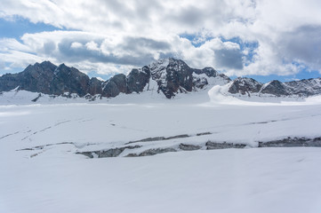 Fototapeta na wymiar Mountain landscape in Europe Alps mountains