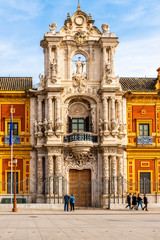 Fototapeta na wymiar Palais San Telmo à Séville en Andalousie, Espagne