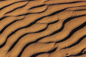 Details of the sand in Namibia, Sossusvlei National Park