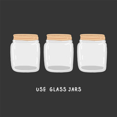 Eco life style without plastic.