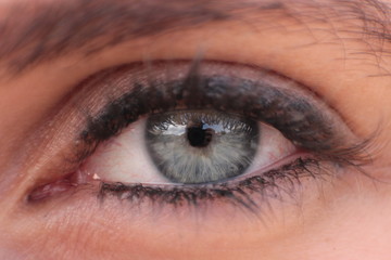 Fototapeta na wymiar close up of human eye