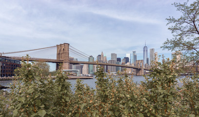 Brooklyn Bridge from Main Street Park