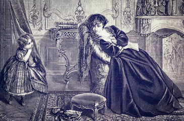 Hello Mother, do you know where I am? - Illustration, Germany, 1870-1879, 19th Century, 19th Century Style, Ancient