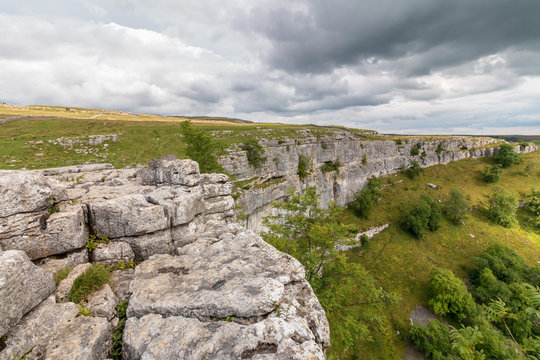 Malham Cove in the Yorkshire Dales National Park