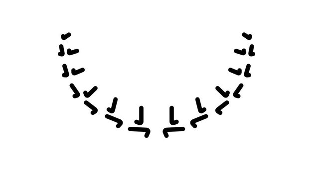 line icon animation laurel