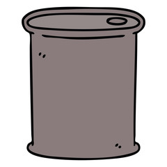 quirky hand drawn cartoon barrel