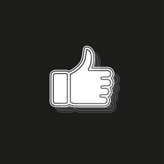 Obraz premium approved sign - thumb up symbol, ok approval