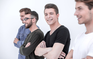 creative business people stand in the office