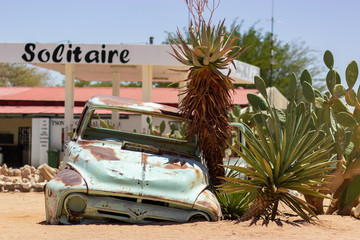 Abandoned Car in Solitaire / Namibia 