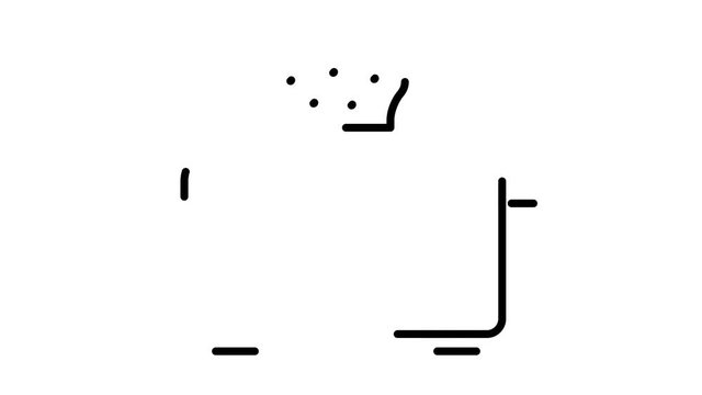 line icon animation toaster